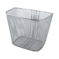 Корзина Basic, передняя, 34x25x25/22см д/вилки 1" на 26-28" сталь серебр.