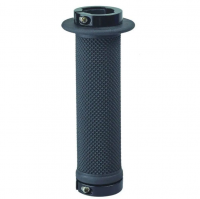 Грипсы H209 OneSideLock 130мм резинов. c 2 фикс. эргоном. черные