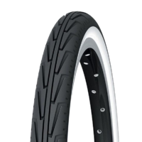 Велопокрышка 24"x1.75 (44-507), Michelin City J GW, 3x22TPI, белый/чёрный