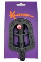 Педали Klonk 11050, 100x71 мм, пластик, 9/16", черный