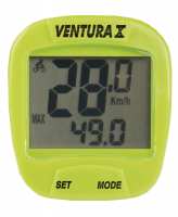 Велокомпьютер Ventura Х, 10 ф-ций, зеленый