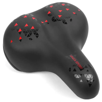 Седло Vinca Sport VS-63, комфортное, 250x210мм, черное