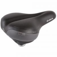 Седло Velo Plush Tour AIR, комфорт 275x212мм пруж.+эласт.+возд. аморт. (автонипель)