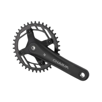 Система шатунов 1ск. 34T Prowheel Charm FD04S-B 170мм, 9-11s, AL-6061-T6, BCD104, под квадрат