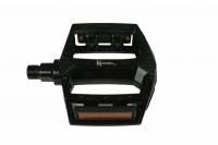 Педали Klonk 11012, алюм, 9/16", 108x100мм, черный