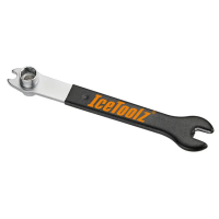 Ключ педальный IceToolz 3400, 15мм, для гаек 14мм, прорезиненная рукоятка