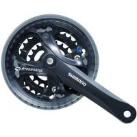 Система шатунов 3ск. 42T Shimano Acera, M361, 170мм, Кв, 42/32/22T, защ, черн