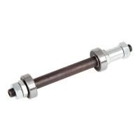 Ось задней втулки 3/8"x145мм с промподш. S45C 3/8", под эксц.