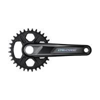 Система шатунов 1ск. 32T Shimano Deore M6100-2, 170мм, 32T, инт. вал, цв. черн, для 12ск.