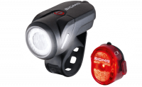 Комплект фонарей Sigma, Aura 35 люкс Cree USB / Nugget II RL 3 режима