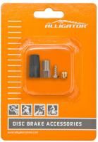 Комплект HK-HST04-DIY Alligator: для тормозов пласт.наконечник, гайка, арт. 430007