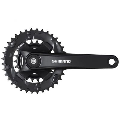 Система шатунов 2ск. 36T Shimano Altus MT101, 175мм, для 2x9ск, Кв, 36/22, без защиты., с болтами
