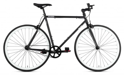 Велосипед POLOANDBIKE XXI (700C 1 ск. рост. 550 мм) 2023, черный-мат IBK23PB28002