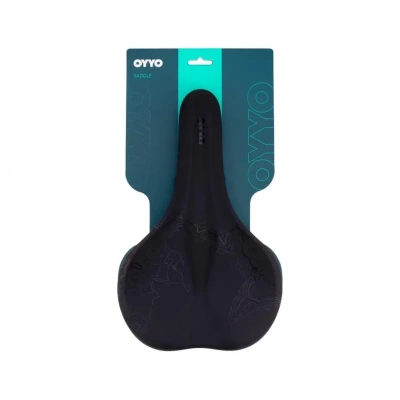 Седло OYYO SD02, 280x170 мм, gel, memory foam, унисекс (черный)