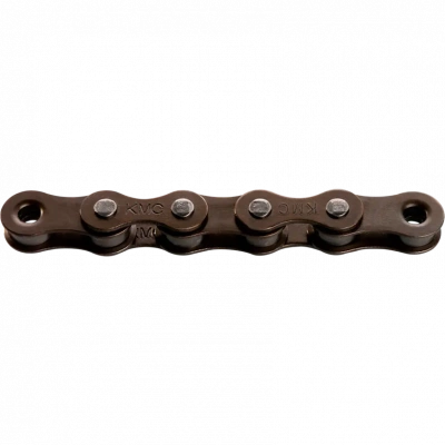 Цепь 1ск. KMC Z1-W, 1/2"x1/8" 112зв., с замком в пластик. коробке