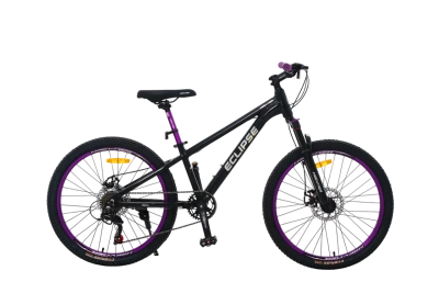 Велосипед HAEVNER ECLIPSE 24 2025 Deep Black Pearl (черный перламутр), рама 12"