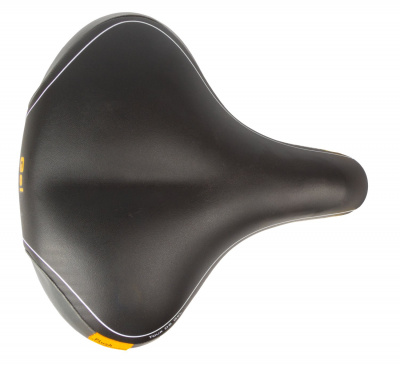 Седло Velo Plush Tour DS Gel, комфорт 265x255мм двойн. пруж.-эластом. гелев черное
