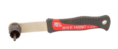 Съемник кассеты Bike Hand YC-126-2A, с рукояткой, черный