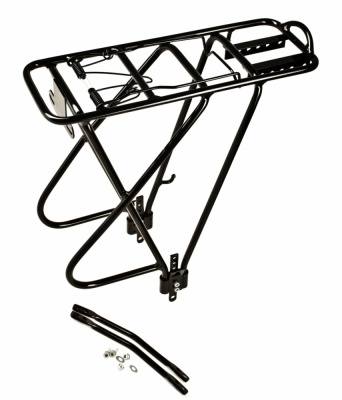 Багажник YL-LA 8010R, алюм. регул., с "ушами", 26"-29", черный