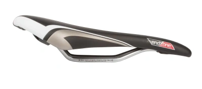 Седло Velo VL-1630 End Zone, спорт., 286x134мм, облегч., эластомер., черно-серый