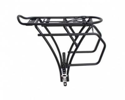 Багажник Ostand CD-15B, алюм, 20-24" регул., для детских вело. черный