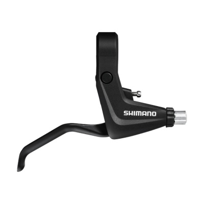 Тормозная ручка левая Shimano Alivio T4000, цв. черн., v-br под 2 пал.