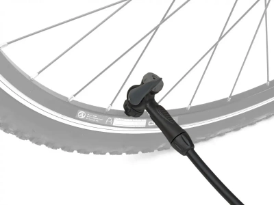 Насос напольный Author AAP Air Turbo Eco, стальной. универс. гол-ка на шланге, с маном. 11бар/160