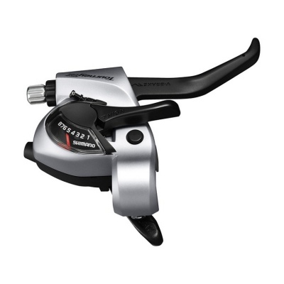 Комборучка правая 8ск. Shimano Tourney ST-TX800-8R, серебр.