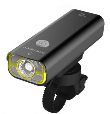Передний фонарь Gaciron V9C-400, 400lm, 1диод, Li-аккум, USB, алюм., черный