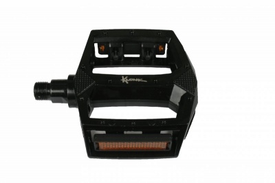 Педали Klonk 11012, алюм, 9/16", 108x100мм, черный