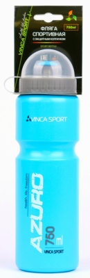 Фляга Vinca Sport, 750мл, голубая, инд.уп.
