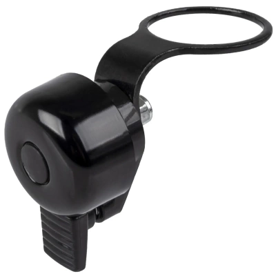 Звонок M-Wave, Bell Headset алюм./пластик D=32мм, крепл. под крышку рулевой 1⅛", черный