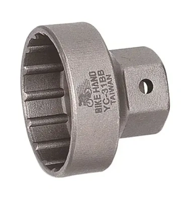 Съемник каретки Bike Hand YC-31BB, Hollowtech II, под ключ 24 или вороток 1/2", сталь