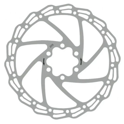 Тормозной ротор 203мм Alhonga HJ-DXR2006, 6 болтов