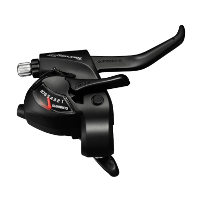 Комборучка правая 8ск. Shimano Tourney ST-TX800-8R, черная