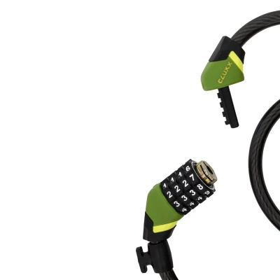Велозамок CLUXX Gardia 1250C Green/Black (см:150)