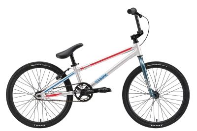 Велосипед Stark Madness BMX Race 2024, серый/красный