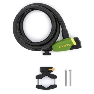 Велозамок CLUXX Gardia 1250K Green/Black (см:150)