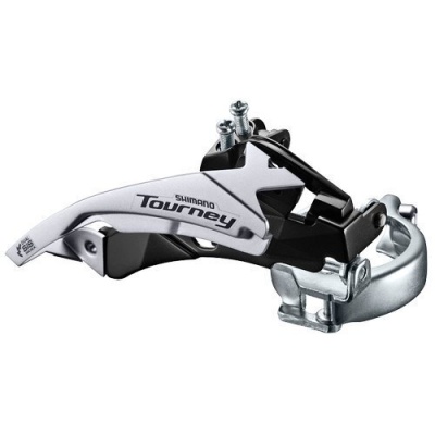 Передний переключатель 42T Shimano Tourney TY500, 6/7ск, ун.тяга, ун. хом, 66-69
