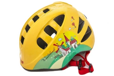 Велошлем детский Vinca Sport VSH-9, с регулировкой, S(48-52см), желтый, "город"