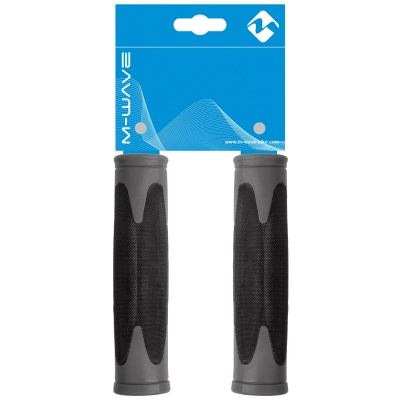 Грипсы M-Wave Cloud Base 1, 130мм черно-серые