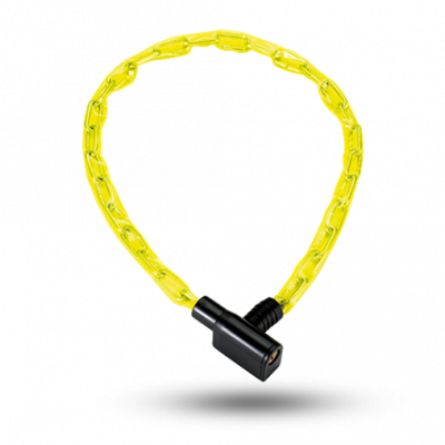 Велозамок GK105-102, 3,5x80 см (31") цепь 6мм, в оплетке,2 ключа