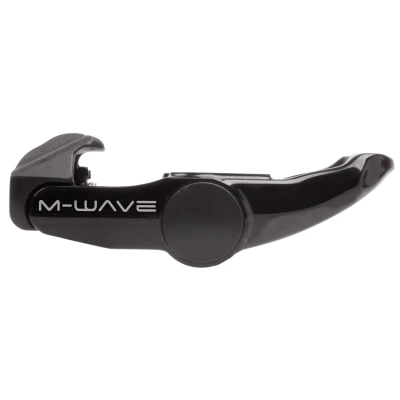 Педали контактные M-Wave, ROAD герм. CrMo-ось LOOK KEO-совм. с шипами 9`-вращ. 327г. черные
