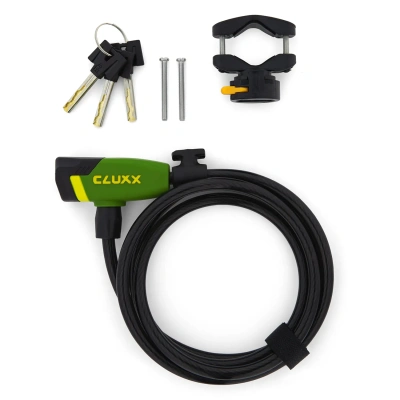 Велозамок CLUXX Gardia 850K Green/Black (см:150)