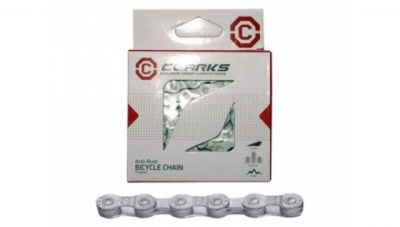 Цепь 8ск. Clark`s CL8-RB, 1/2"x3/32", антиржав. хромир. покрыт. с замком в коробке