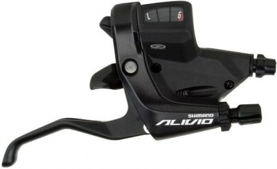 Комборучка правая 9ск. Shimano Alivio ST-M430-R, чёрный