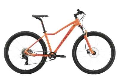 Велосипед Stark Viva 27.2 HD 2023, светло-оранжевый/красный 16"