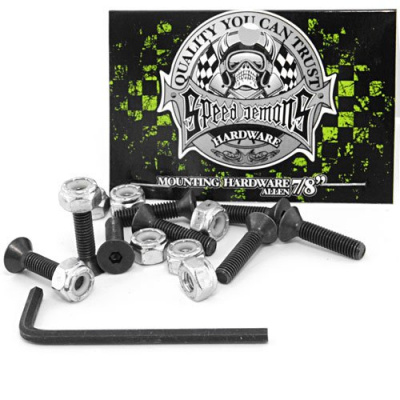 Набор винтов для скейтборда Speed Demons, 7/8" allen (з)