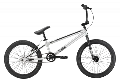 Велосипед Stark Madness BMX Race 2022, серебристый/черный