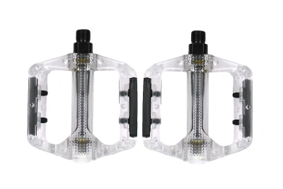 Педали Feimin FP-801clear, 110x100мм, 9/16", 327г, прозрачные